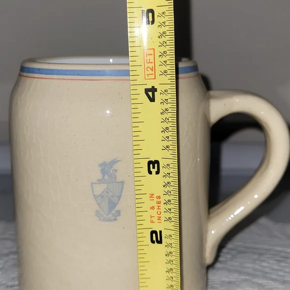 Antique 1912 James M Shaw & Co New York U.S. Navy Stein Mug Kai Insignia - Picture 11 of 14